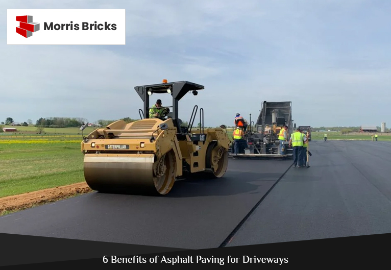 Finished asphalt driveway showcasing smooth surface and durability